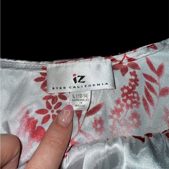 Silver Babydoll Short Sleeve Top - Picture 3 of 4